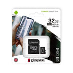 Memoria Micro SD 32GB Kingston Canvas Select  100 mb/s Clase 10