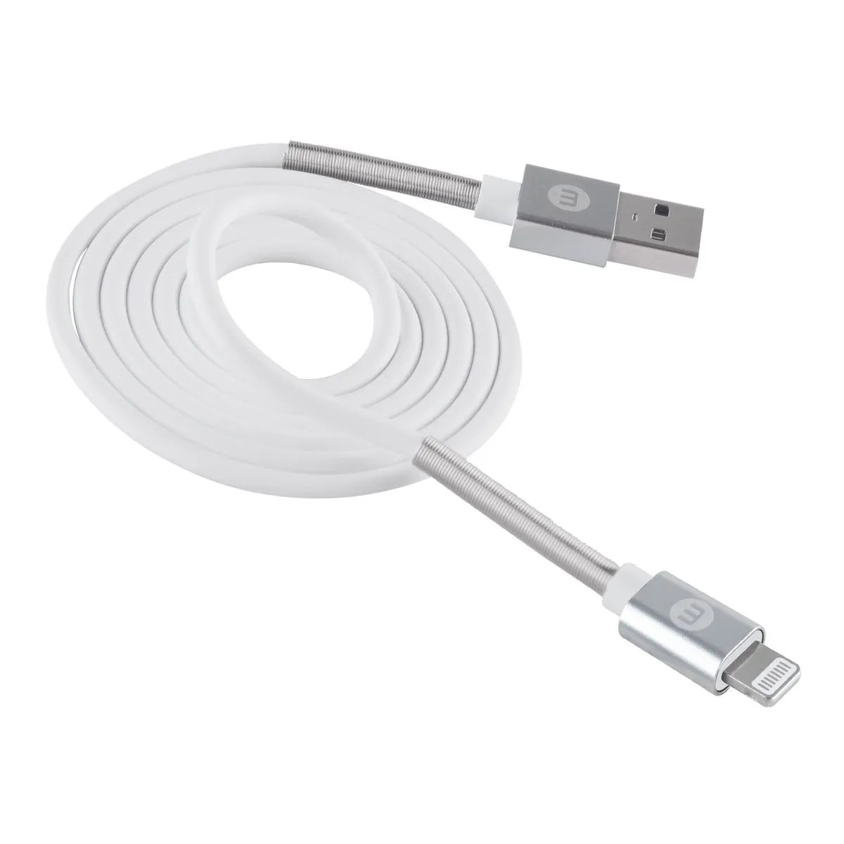 Cable MOBO Twist Lightning Blanco 1m
