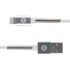 Cable MOBO Twist Lightning Blanco 1m