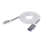Cable MOBO Twist Lightning Blanco 1m