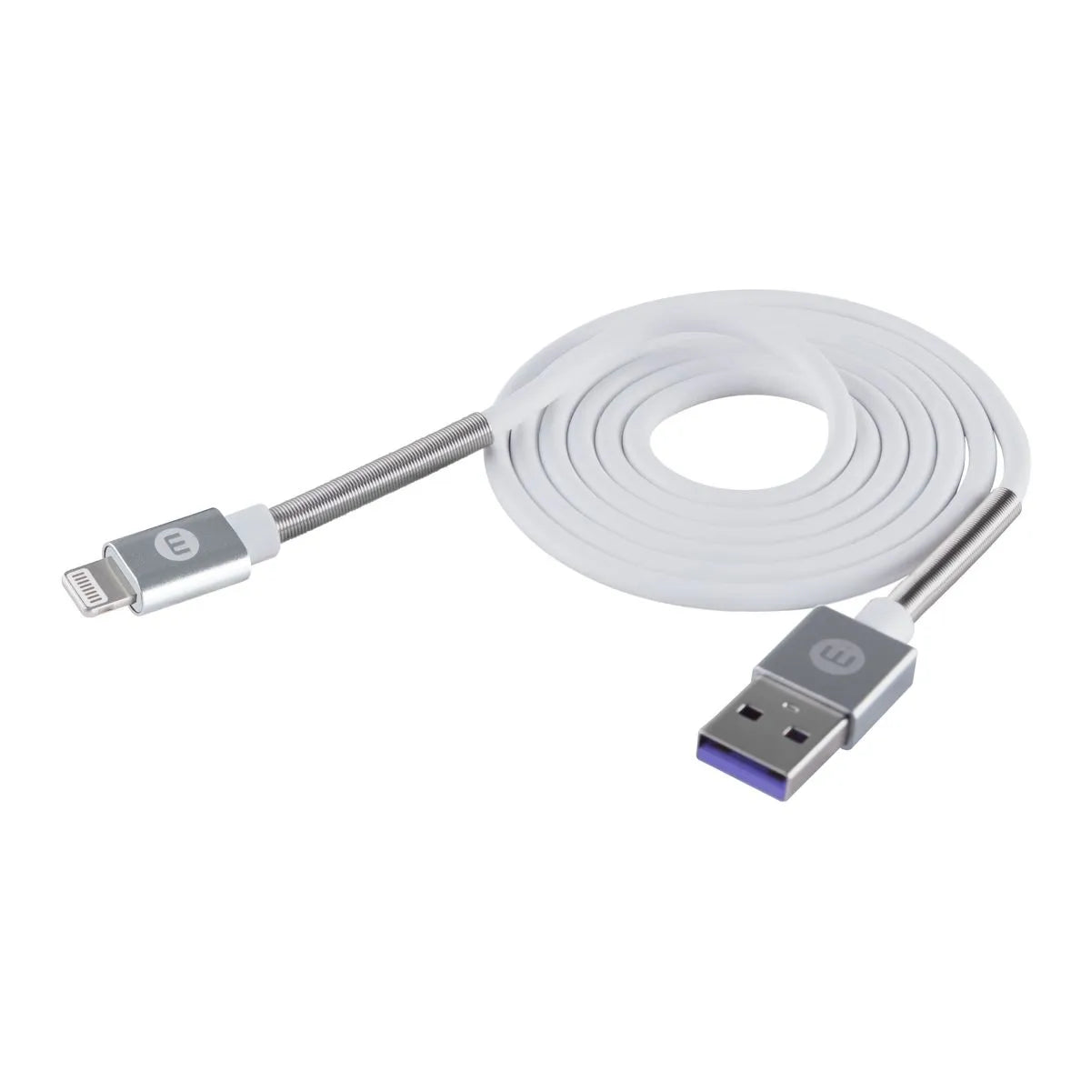Cable MOBO Twist Lightning Blanco 1m