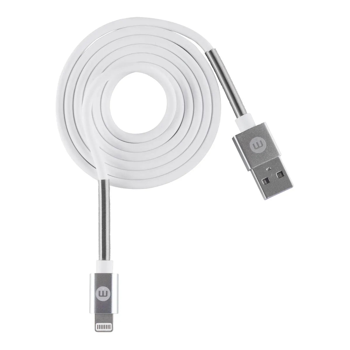 Cable MOBO Twist Lightning Blanco 1m