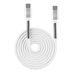 Cable MOBO Twist Tipo C A Tipo C Blanco 1m 3a