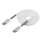 Cable MOBO Twist Tipo C A Tipo C Blanco 1m 3a