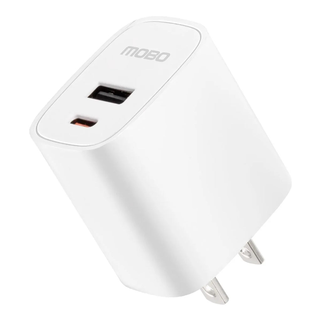 Cargador de Pared MOBO BLOR 20W - 2 Puertos (USB-A + USB-C)