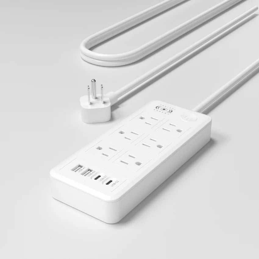 Multicontacto USB y Tipo C Resistente 6 Entradas Control Expert