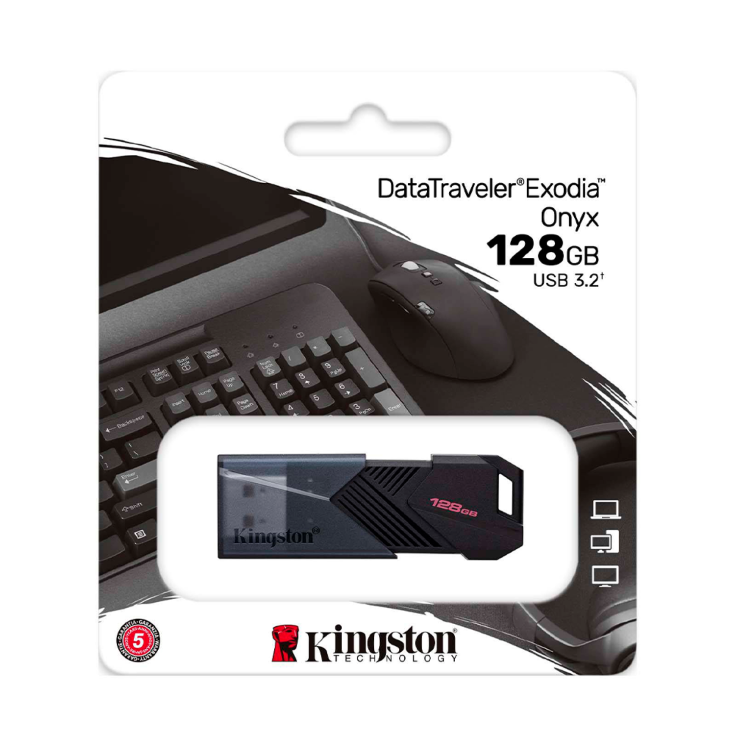 Memoria USB 128GB Kingston DataTraveler Exodia Onyx 3.2