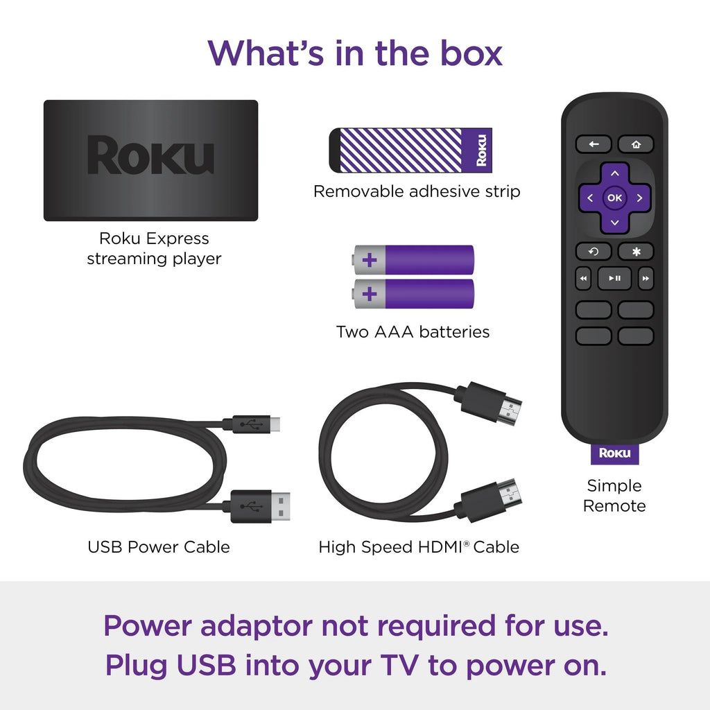 ROKU Express 3960RW Streaming HD