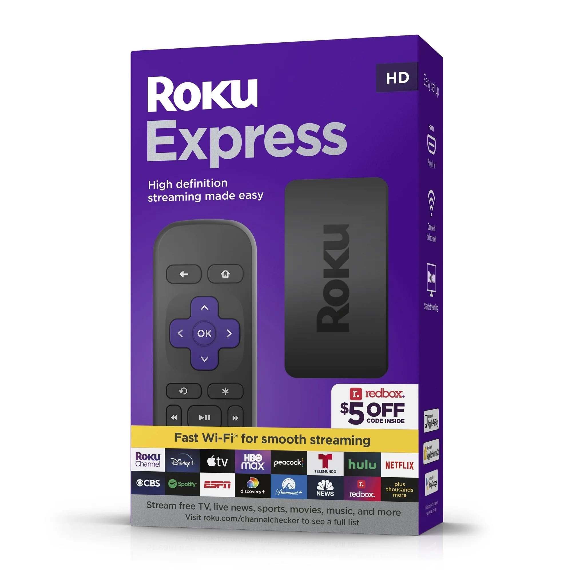 ROKU Express 3960RW Streaming HD