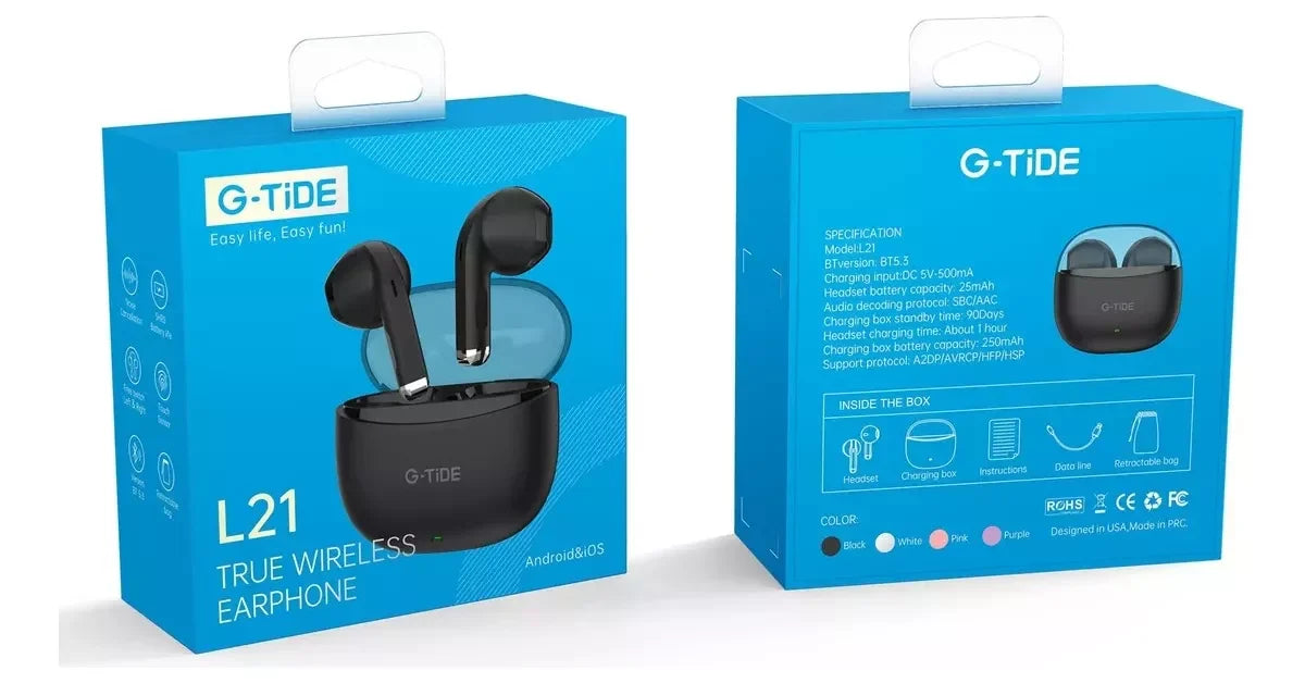Audifonos Bluetooth G-TiDE L21