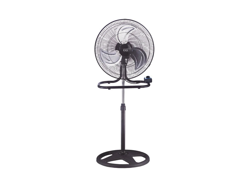 Paquete 2 Ventiladores de 18" de piso 3 en 1 con aspas metalicas Control Expert