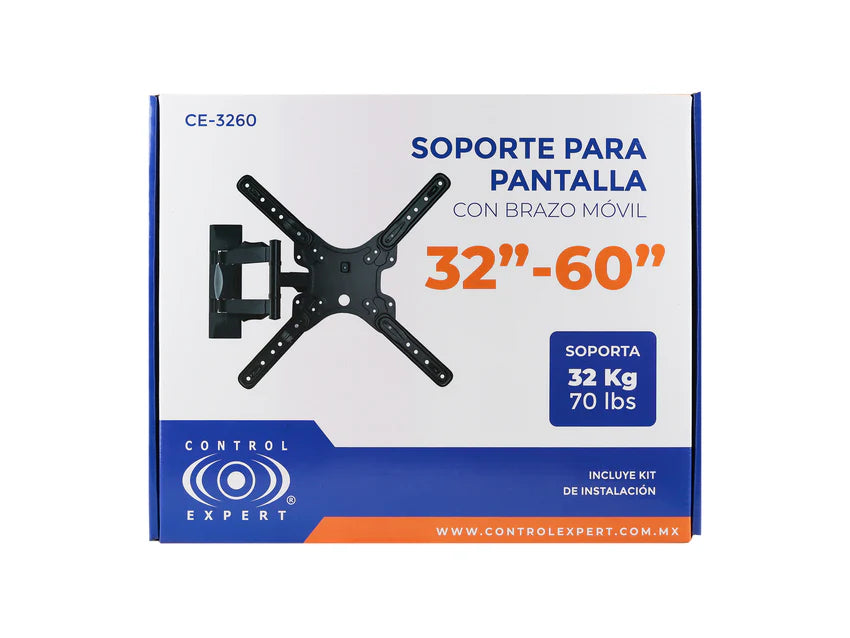 Soporte para Pantalla de Brazo 32"- 60" Control Expert