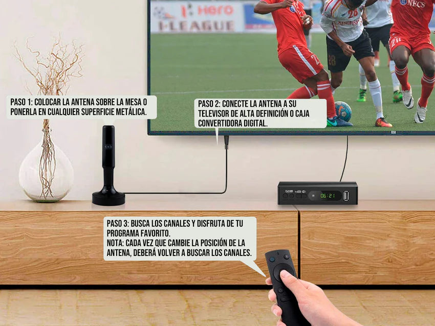 Antena Base Magnetica Ultra HD Control Expert