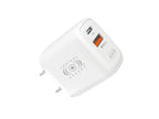 Cargador USB Y Tipo C PD 38W Blanco Control Expert