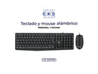 Combo Teclado + Mouse Alambrico Control Expert