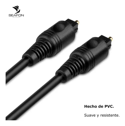 Cable Toslink De Fibra Optica 5 Metros Audio Digital