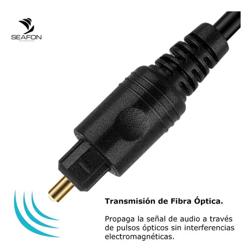 Cable Toslink De Fibra Optica 1.8 Metros Audio Digital