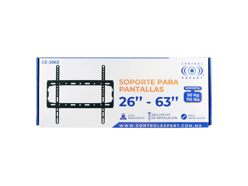 Soporte para Pantalla Fijo 26"- 63" Control Expert