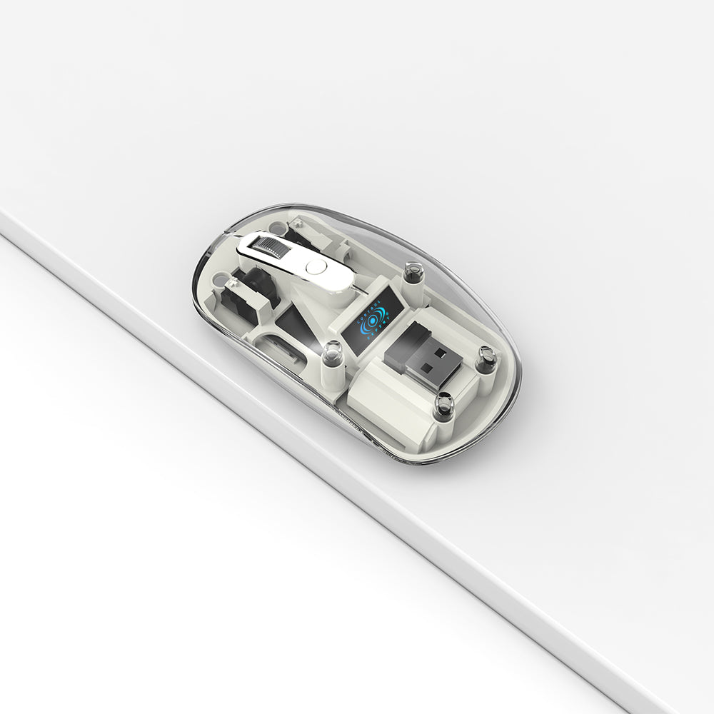 Mouse Inalámbrico USB/Bluetooth Recargable Control Expert