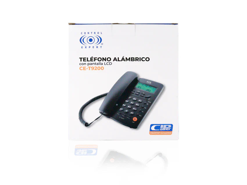 Teléfono Alámbrico Fijo Con Pantalla Control Expert