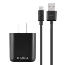 Kit De Carga MOBO 1 Puerto USB-A - cable Micro USB Negro 10w