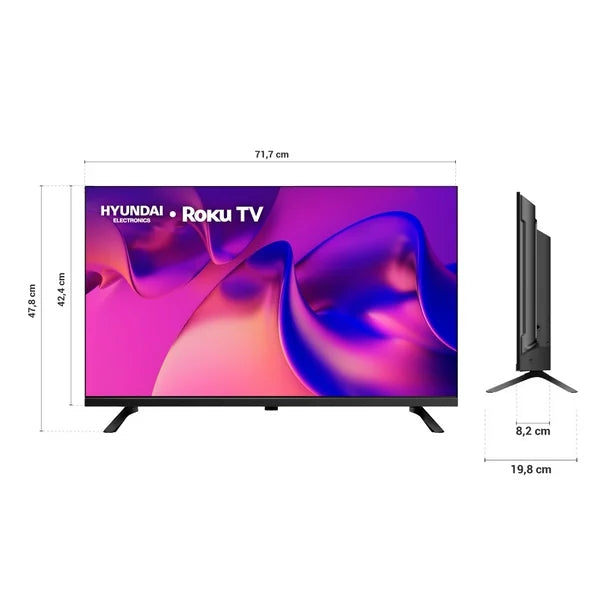 Pantalla Hyundai 43” Pulgadas LED Full HD Roku TV Border Less