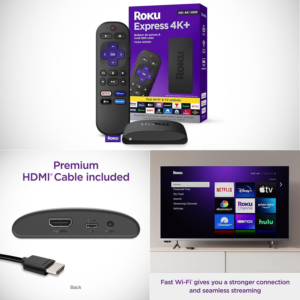 ROKU Express 3960RW Streaming HD