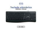 Teclado alámbrico USB Control Expert